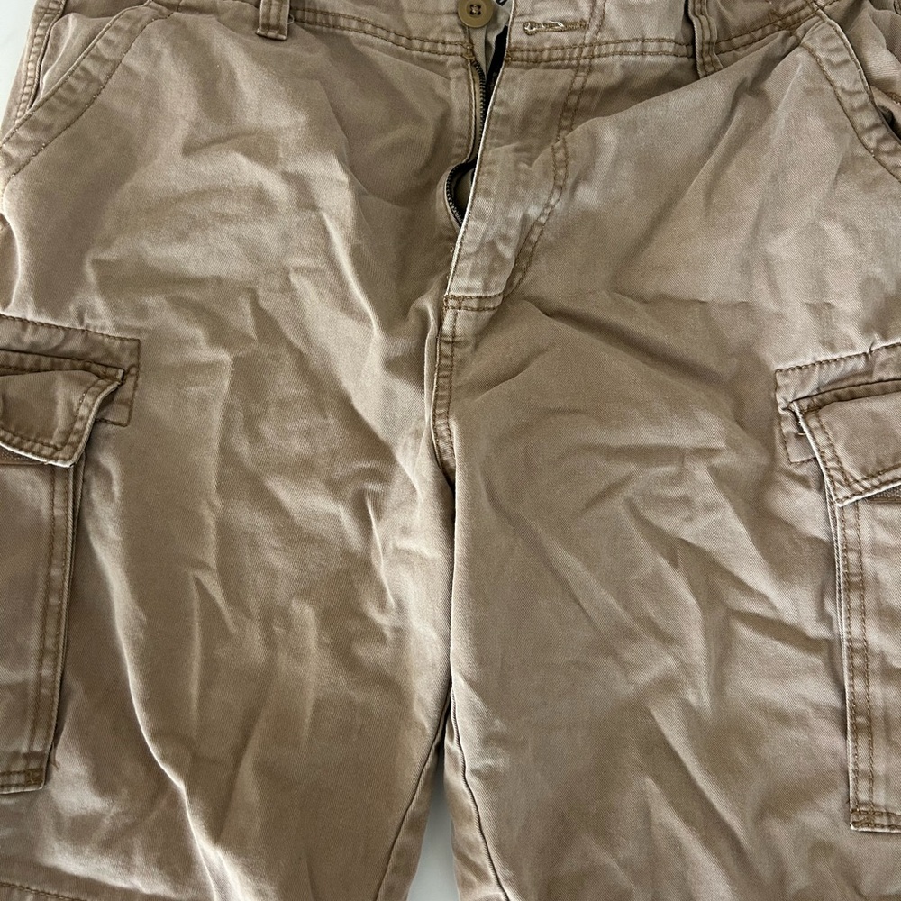 Plugg Beige Casual Trousers